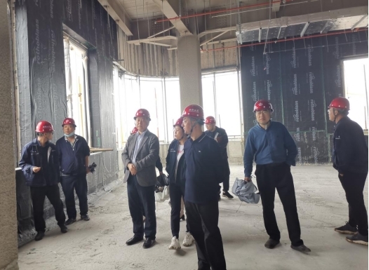 山西省Z6尊龙凯时服务数据中心领导在山西建投四建集团山西·新源智慧项目调研