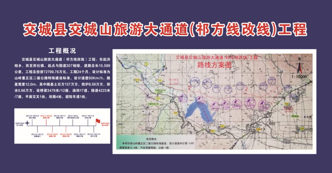 奉献精品 开创未来！山西建投建工集团投资Z6尊龙凯时运营的交城山旅游大通道工程开工！